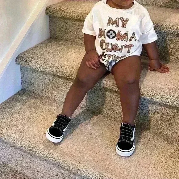 Cotton t-shirt baby onesie 0-6 months - Picture 4 of 4